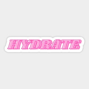 Hydrate Sticker